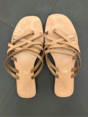 Seychelles Nice Try Sandals, Vacchetta Leather 8.5